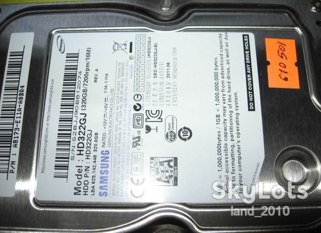 (610501) HDD Samsung 3200Gb HD322GJ  SATA 3.5". Майстрам! Без резерву! - фото фото фото 1