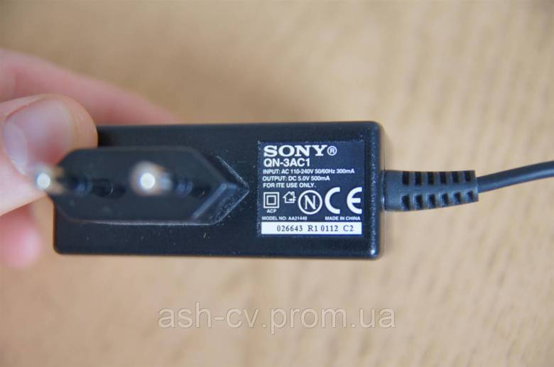 Блок живлення, Sony, 5V 500mA, (№264) - фото фото фото 1
