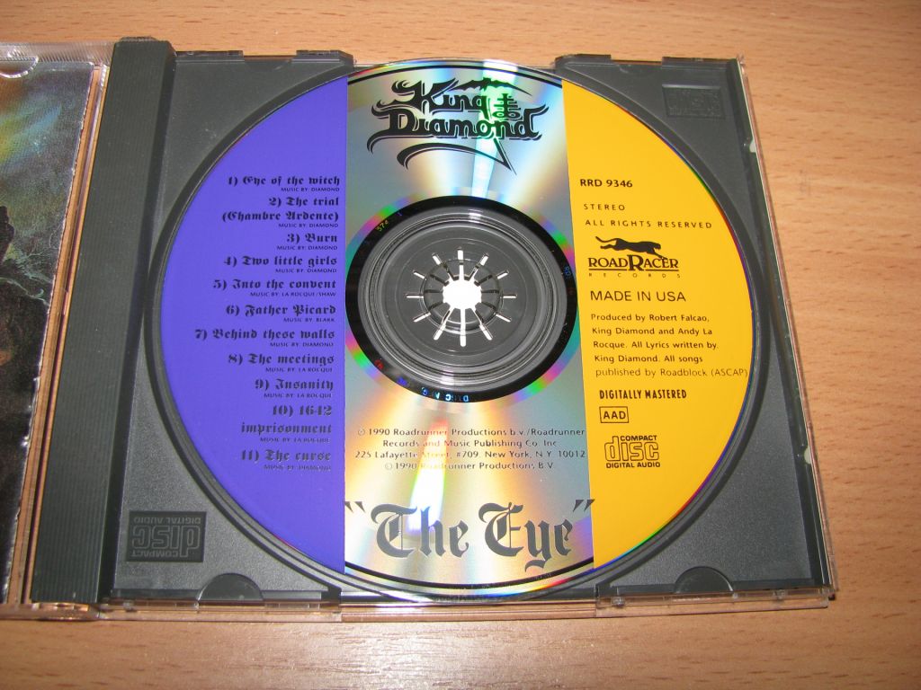 KING DIAMOND - The Eye    (1990 Roadracer 1st press,USA) - фото фото фото 2
