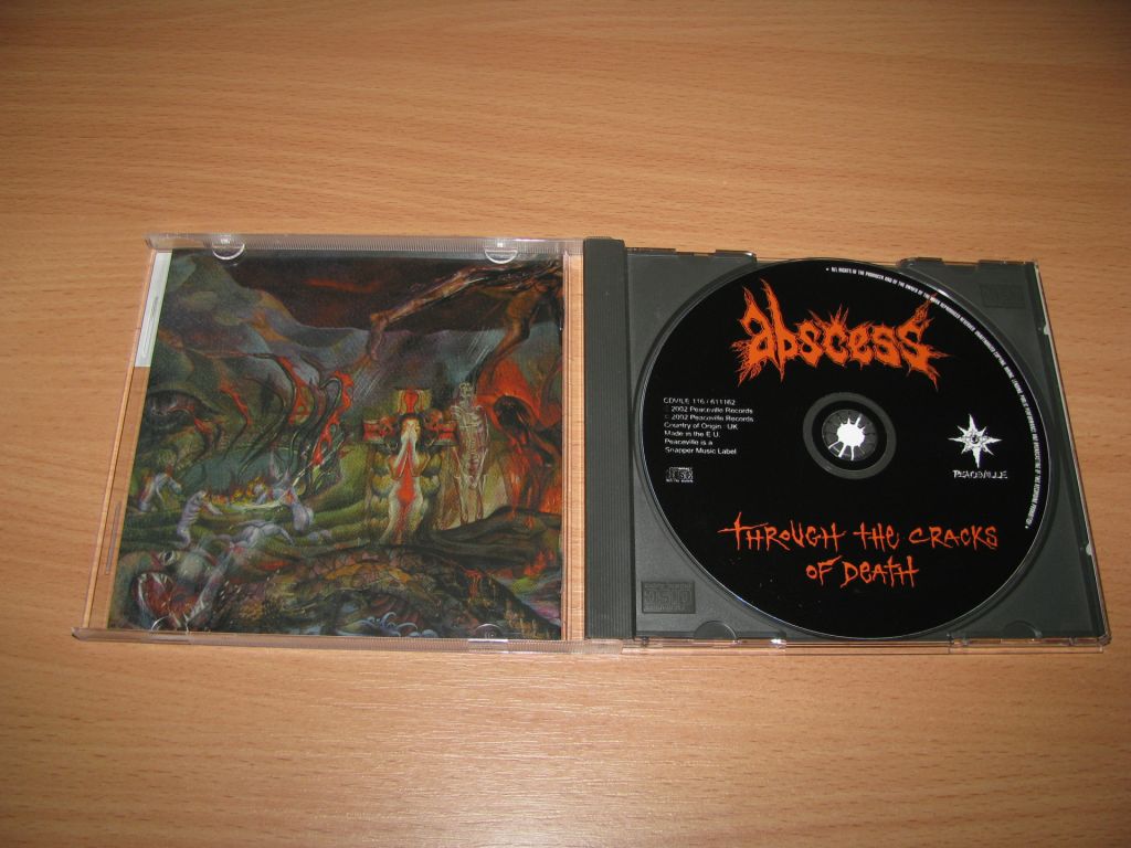 ABSCESS - Through The Cracks Of Death  (2002 Peaceville 1st press,UK) - фото фото фото 1