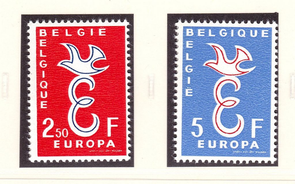 Бельгия 1958 г MNH  - - EUROPA CEPT - - фото фото фото 0