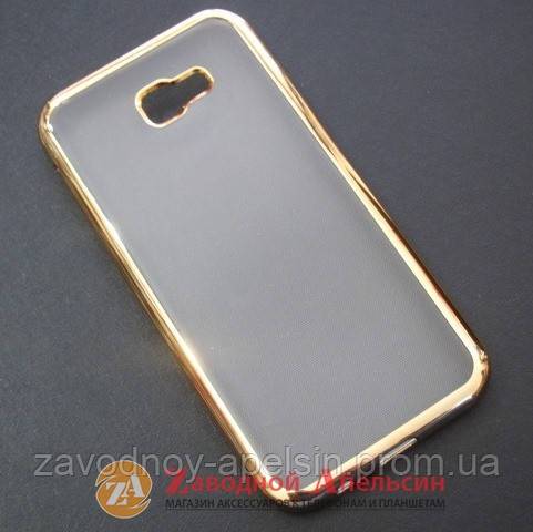 Samsung A7 2017 A720 чохол Electroplating gold - фото фото фото 0