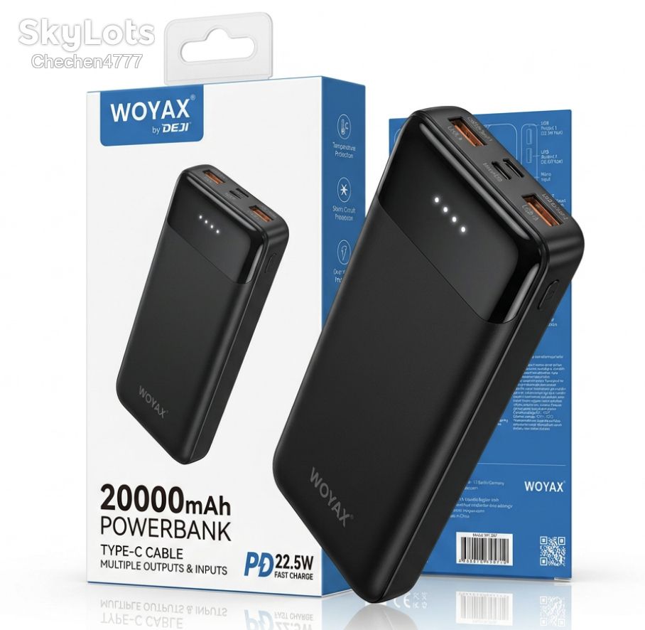 Power Bank WOYAX PD22.5W 20000mAh - фото фото фото 0
