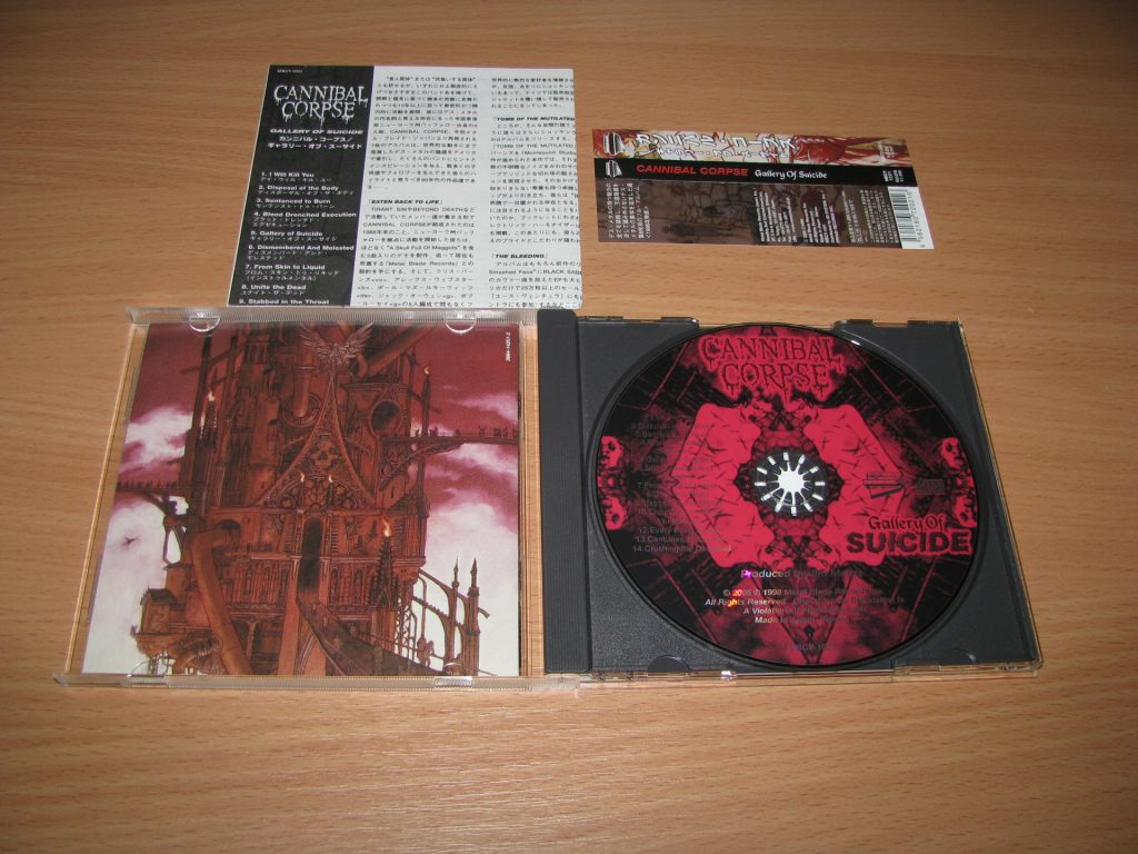 CANNIBAL CORPSE - Gallery Of Suicide    (2005 Metal Blade Japan) - фото фото фото 1