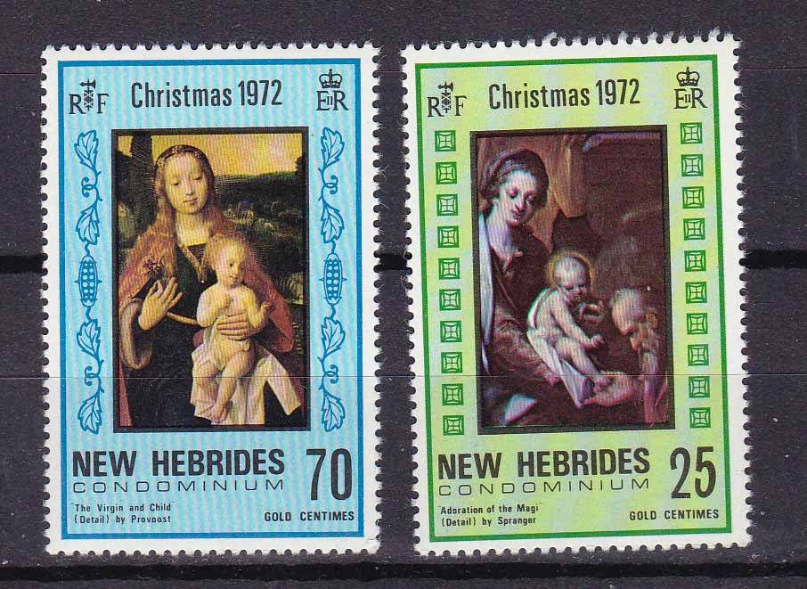 NM Новые Гебриды 1972 г MNH  - RF -  Рождество - фото фото фото 0