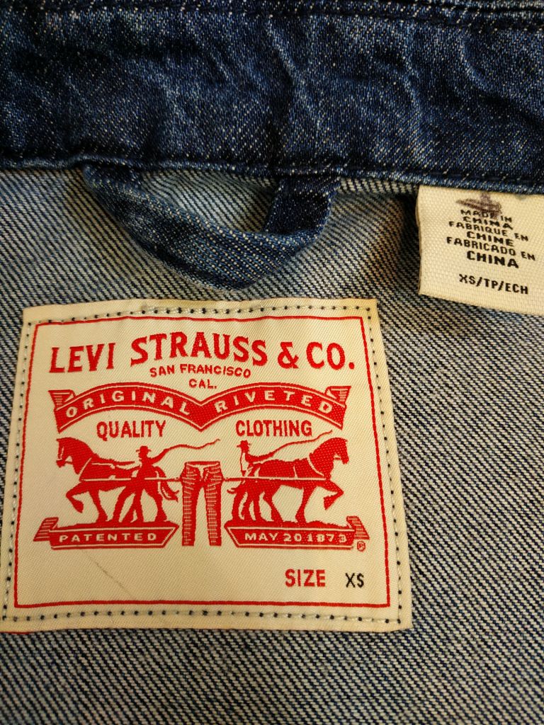Плащ жіночий джинсовий LEVIS p-p XS - фото фото фото 7
