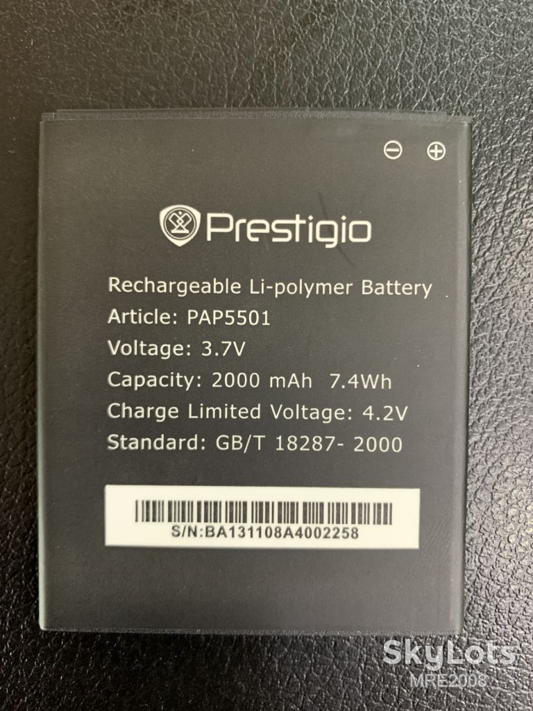 SALE АКБ Prestigio PAP5501, PSP5501 2000 mAh AAAA - фото фото фото 0