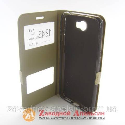 Чехол книга Huawei Honor 5 Y5-II Smart Case gold - фото фото фото 2
