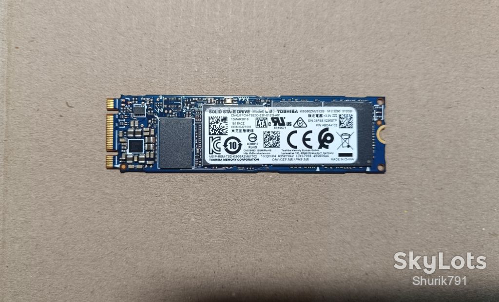 SSD M.2 Sata 512Gb Toshiba - фото фото фото 0