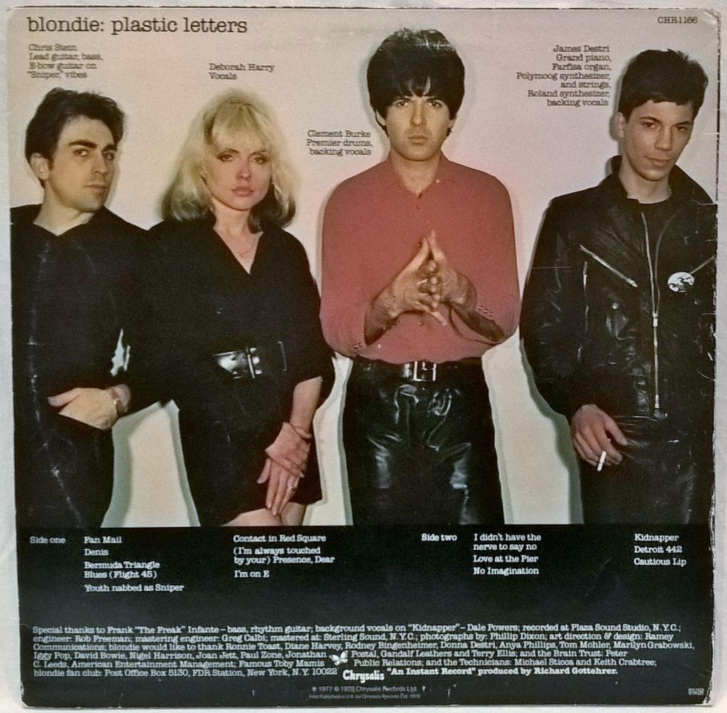 Blondie - Plastic Letters - 1977.   (LP). 12. Vinyl. Пластинка. Sweden - фото фото фото 1
