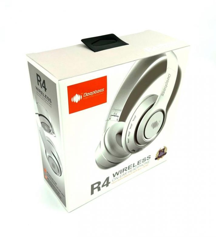 Навушники Bluetooth DEEPBASS R4 Білі - фото фото фото 3