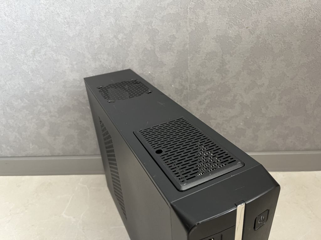 Компьютерный корпус компактный micro-ATX черный дефект - фото фото фото 6