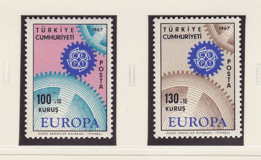 Турция  1967 г . MNH - EUROPA  CEPT - - фото фото фото 0