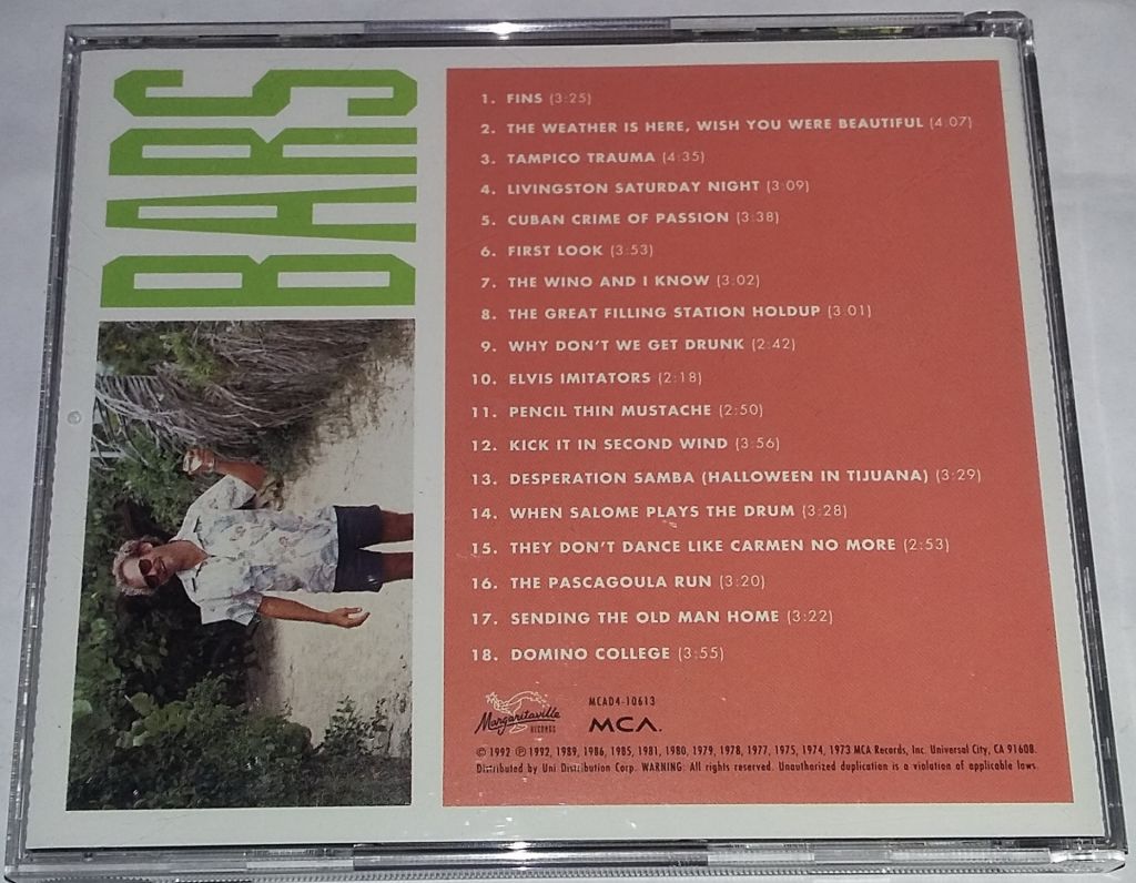 JIMMY BUFFETT Bars  CD US - фото фото фото 2