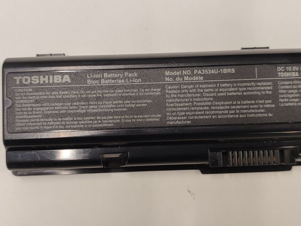 Батарея оригінал  (неробоча) Toshiba PA3534U-1BRS - фото фото фото 2