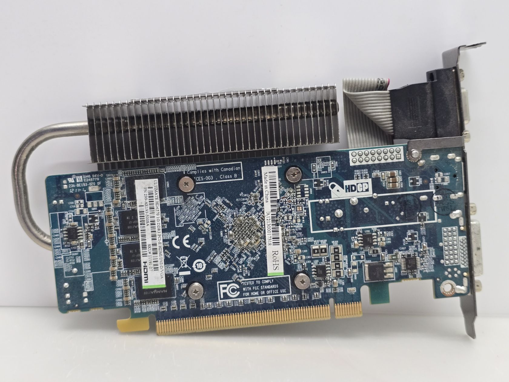 Відеокарта Sapphire Radeon HD 6570 1GB  (GDDR3,128 Bit,HDMI,PCI-Ex,Б/у) - фото фото фото 3