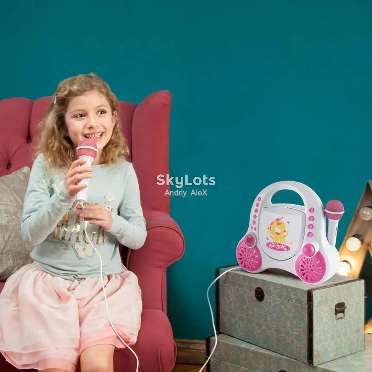 Amazon! Караоке-система Auna Kids Karaoke System Rock Pocket [Німеччина]  (аудиосистема) - фото фото фото 5