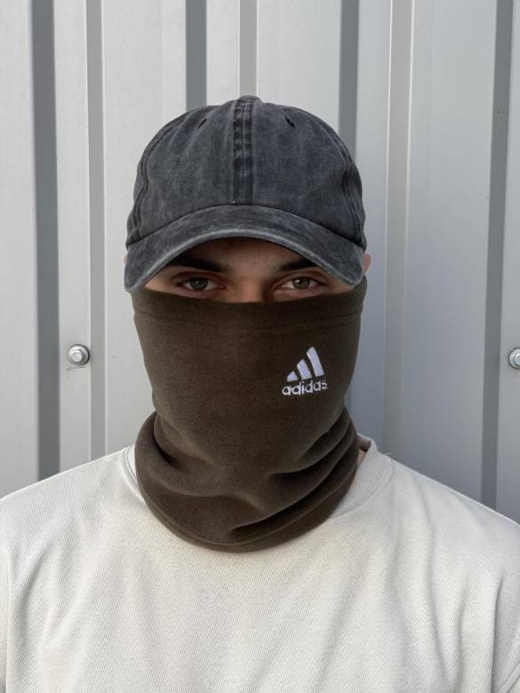 Баф флисовый хаки Adidas - фото фото фото 1