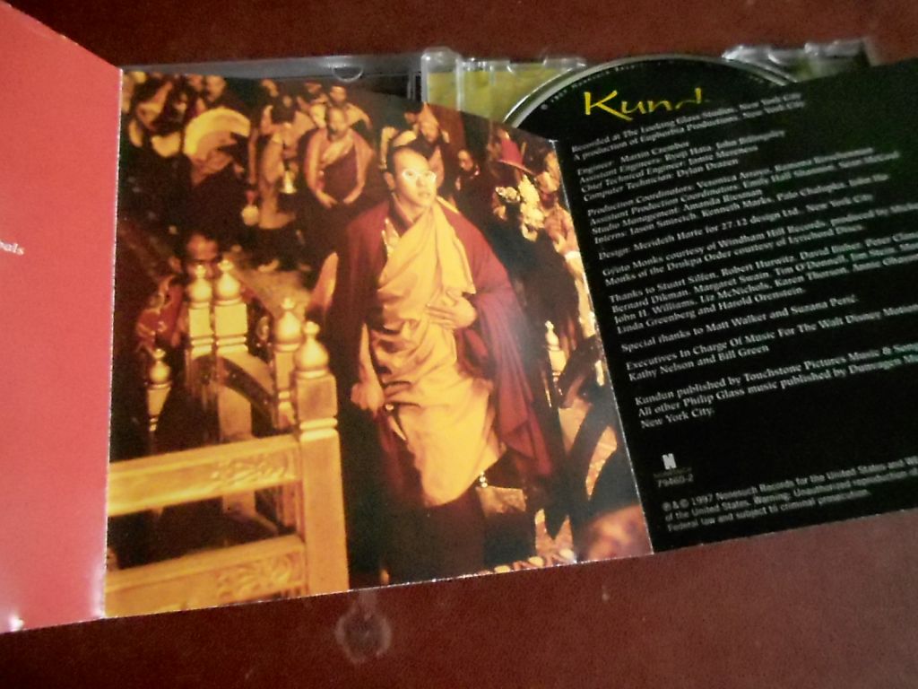 Philip Glass Kundun CD фирменный б/у - фото фото фото 4
