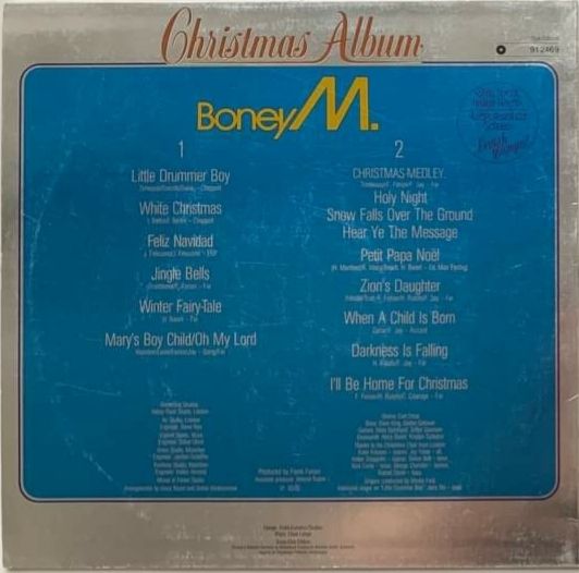 Boney M - Christmas Album - 1981.   (LP). 12. Vinyl. Пластинка. Germany. - фото фото фото 1