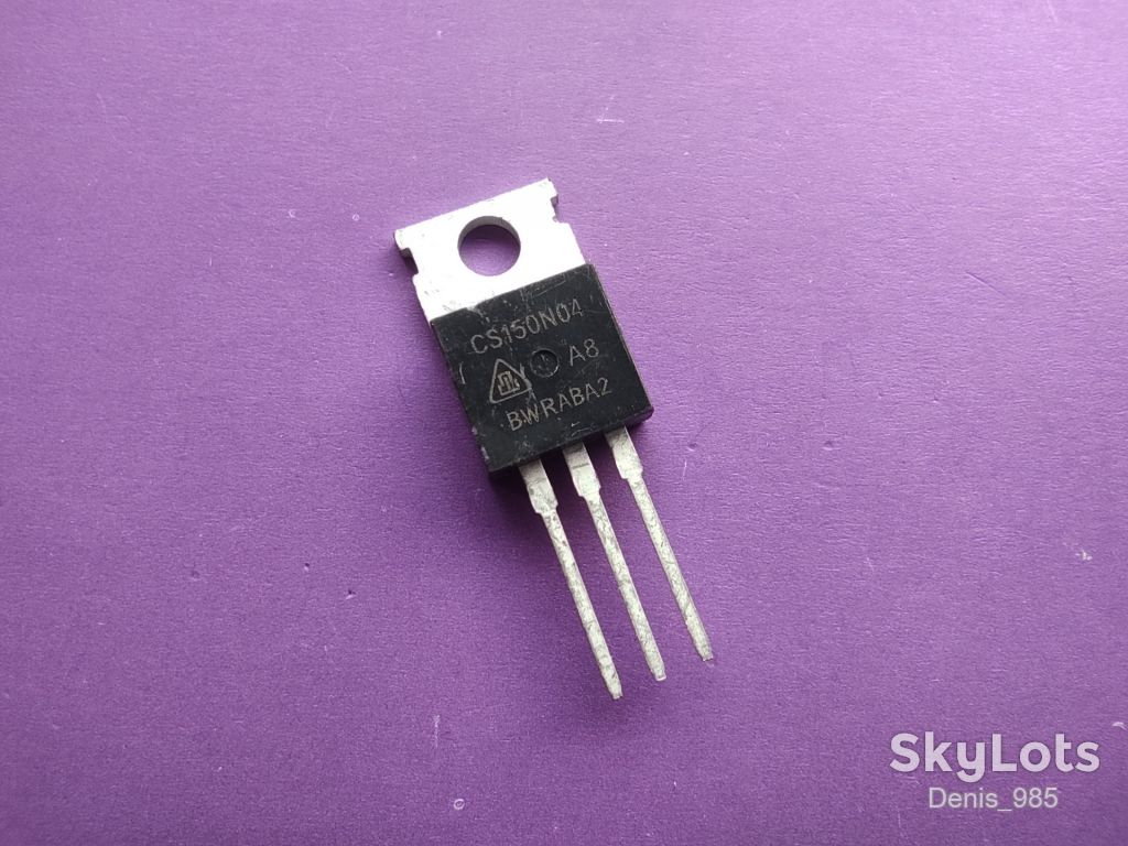 Транзистор CS150N04, TO-220, N-channel MOSFET - фото фото фото 0