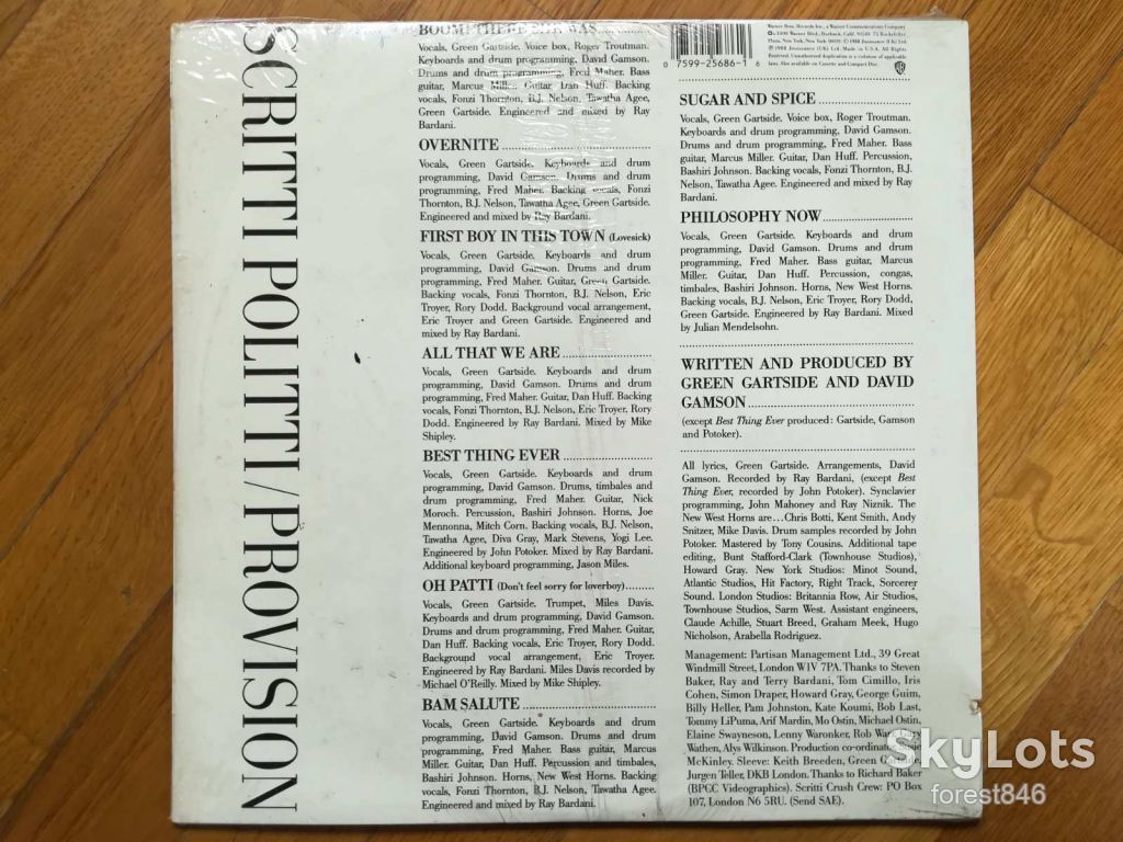 Scritti politti-Provision  (1)-Ex.+, США - фото фото фото 1