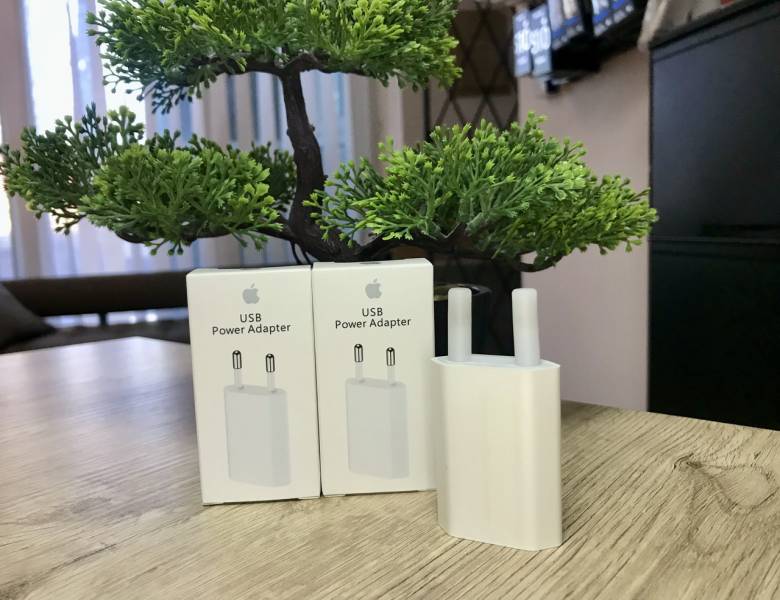 Сетевой адаптер, Блок, Кубик к айфону Apple Power Adapter iPhone 5W, 1A - фото фото фото 4