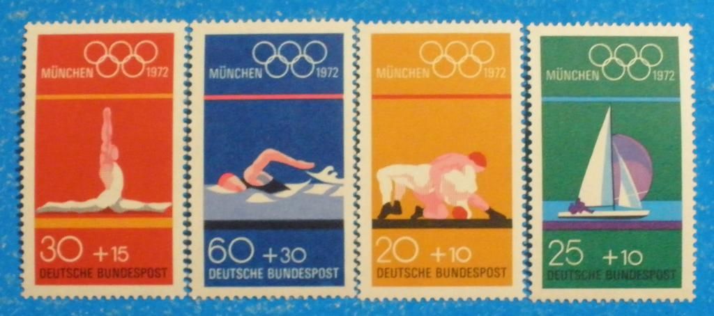 ФРН, Олимпиада 1972, MNH - фото фото фото 0