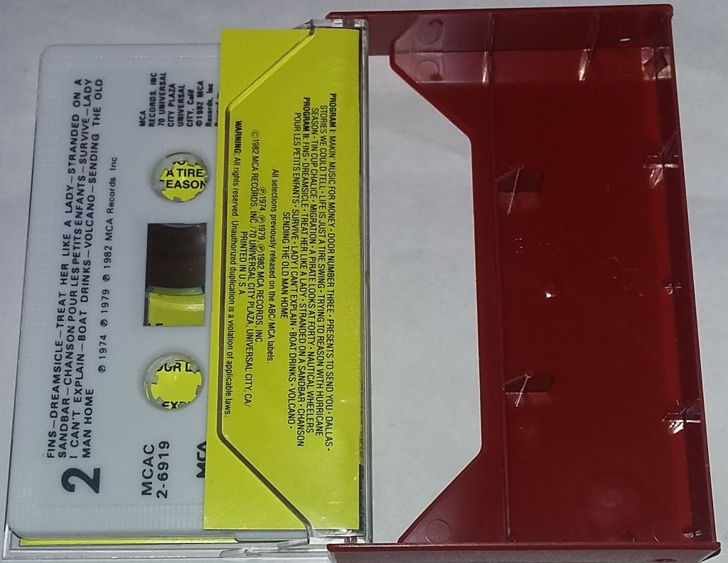 JIMMY BUFFETT A-1-A / Volcano.  Cassette US - фото фото фото 1