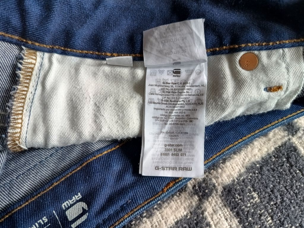 Джинси G-Star Raw 3301 Slim - фото фото фото 6