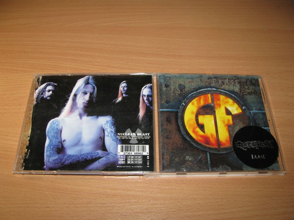 GOREFEST - Erase   (1994 Nuclear Blast 1st press,Germany) - фото фото фото 0
