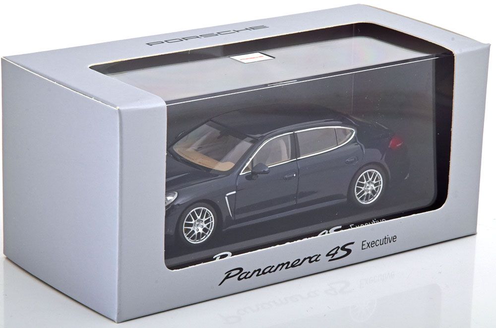 Minichamps 1:43 Porsche Panamera 4S Executive  (2014) dark blue metallic - фото фото фото 2