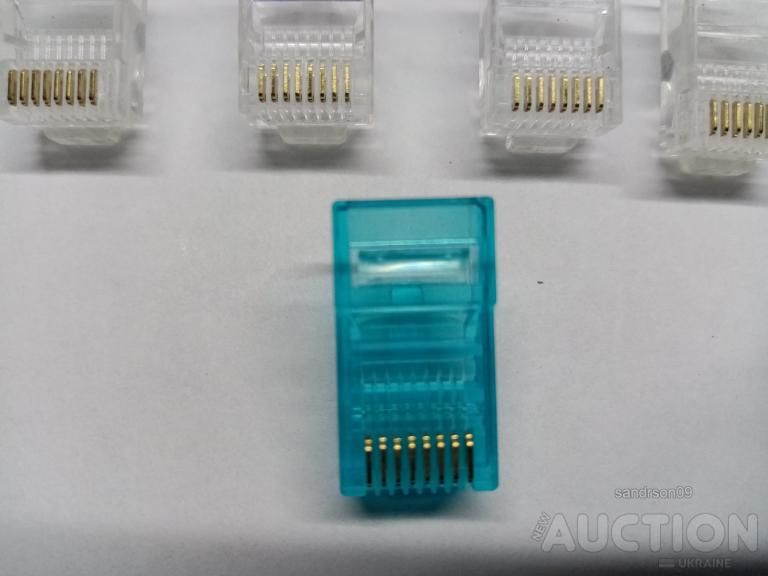 Коннектор Germania RJ-45 Cat.5e 8P8C PLUG3UP6/10 13 шт. - фото фото фото 2
