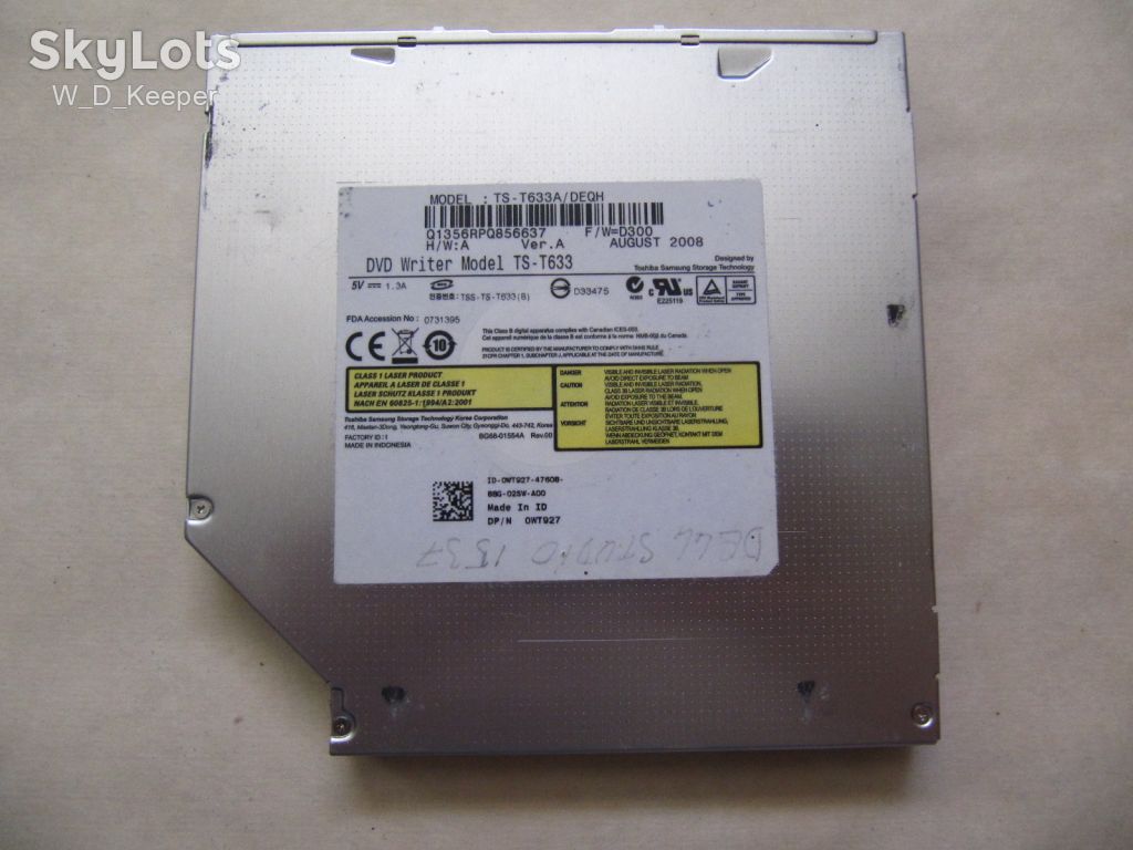 Щілинний   (slotload) DVD-RW TS-T633A/DEQH нетестований - фото фото фото 0
