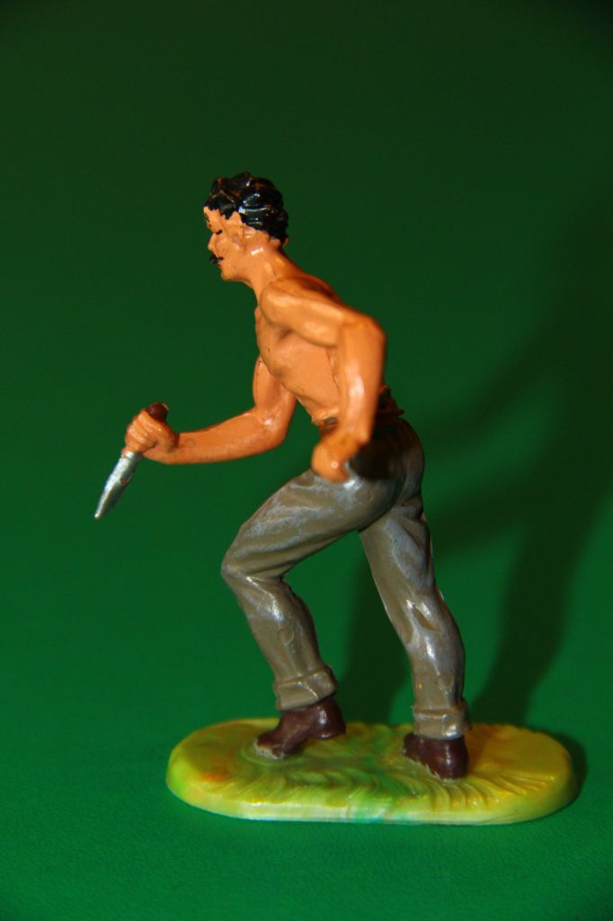 ковбой ОЛД ШАТТЕРХЕНД траппер № 7541 ELASTOLIN 70мм ФРГ ФРН - фото фото фото 1