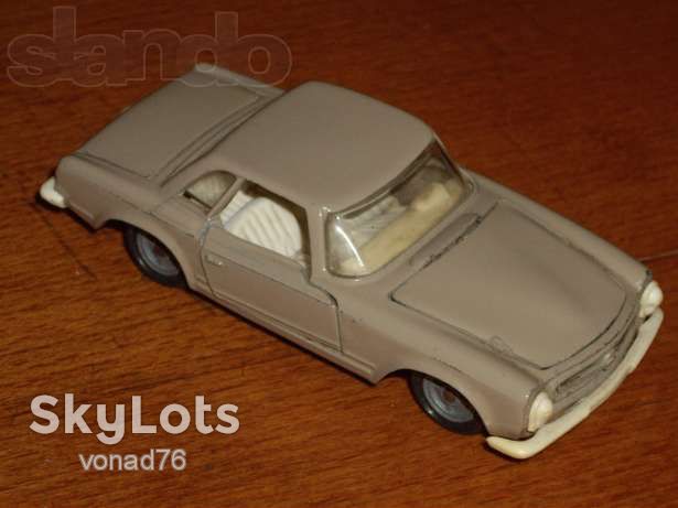 1/43 MERCEDES-BENZ 230 SL. Ремейк СССР. РАРИТЕТ. - фото фото фото 3