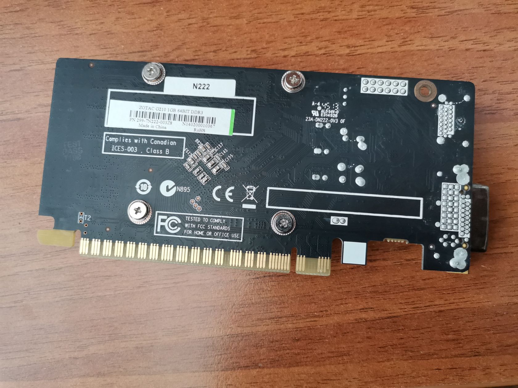 Видеокарта Zotac G210 DDR3 1gb - фото фото фото 4