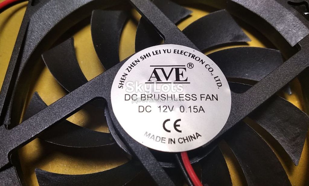 Вентилятор охлаждения 80х80х10 мм 12 вольт кулер   (187) - фото фото фото 2
