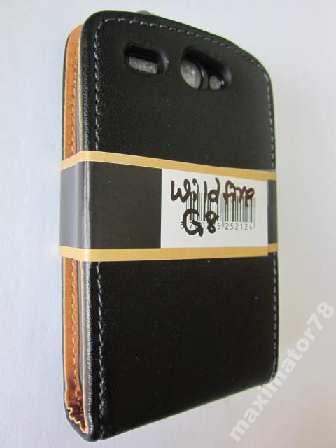 ЧЕХОЛ-КНИЖКА CHIC CASE HTC WILDFIRE G8 ЧЕРНЫЙ МАТ - фото фото фото 1