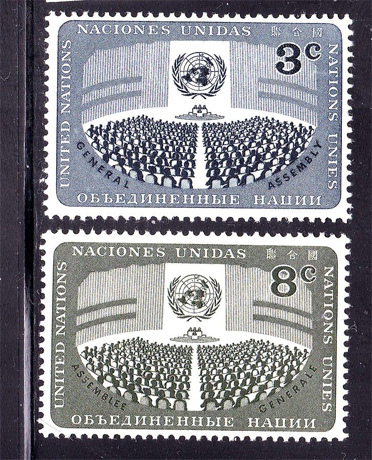 ООН / UN  1956 г MNH - - фото фото фото 0