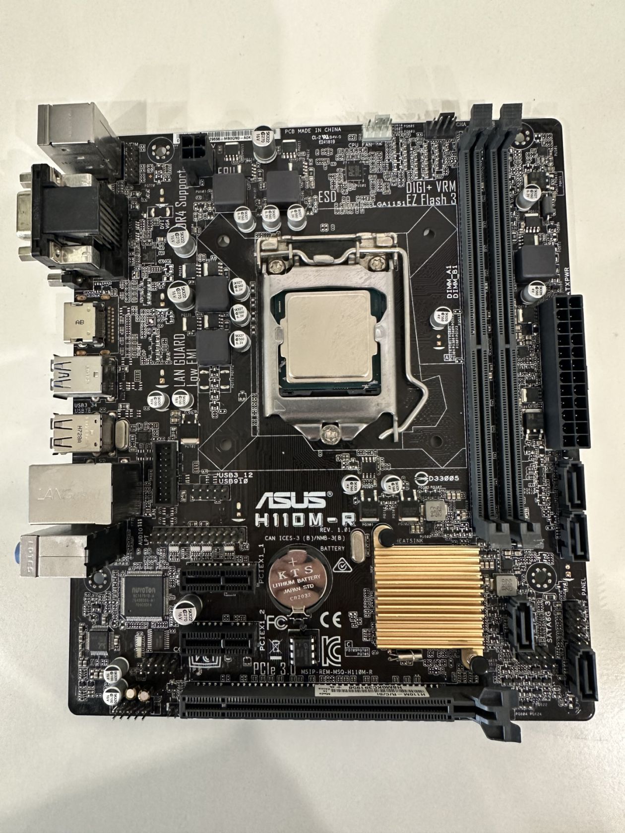 Материнская плата ASUS H110M-R  (s1151 + i5 6400 - фото фото фото 0