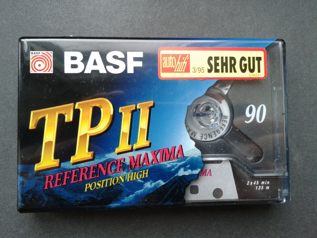 Аудиокассета BASF Reference Maxima TP II 90 - фото фото фото 0