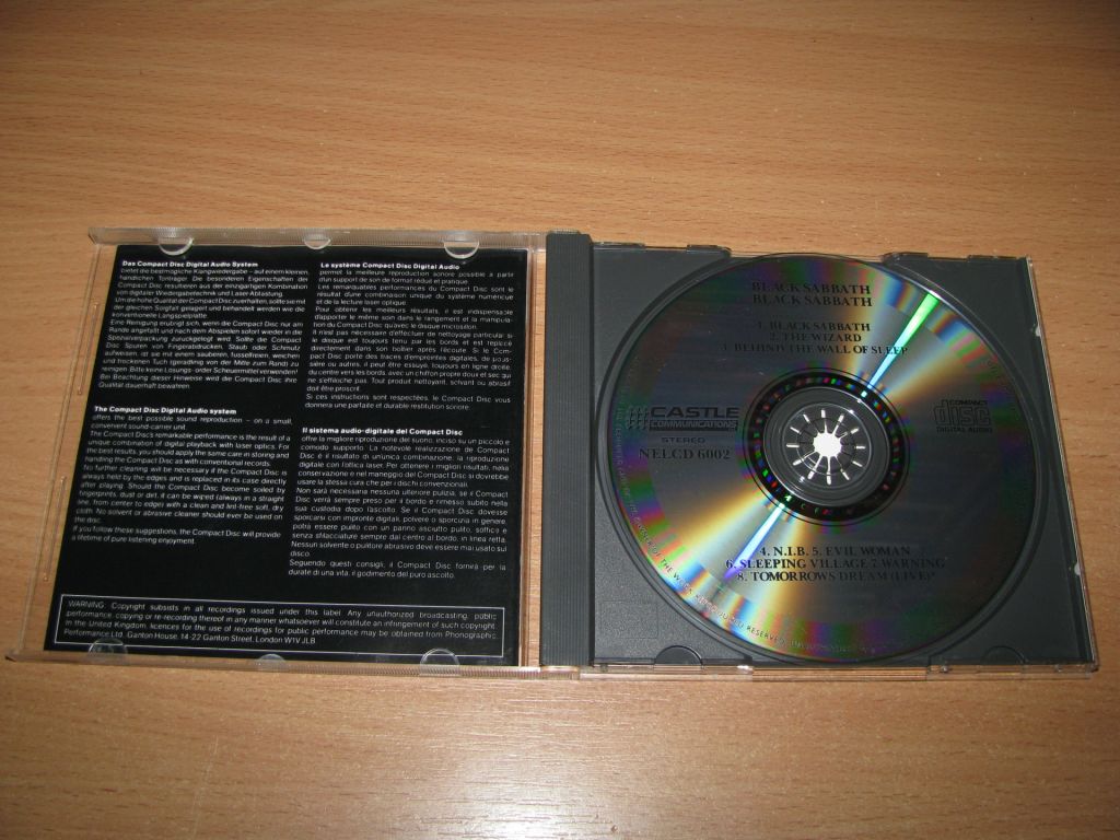 BLACK SABBATH - Black Sabbath S/T      (1986 Castle MPO  1st press) - фото фото фото 1