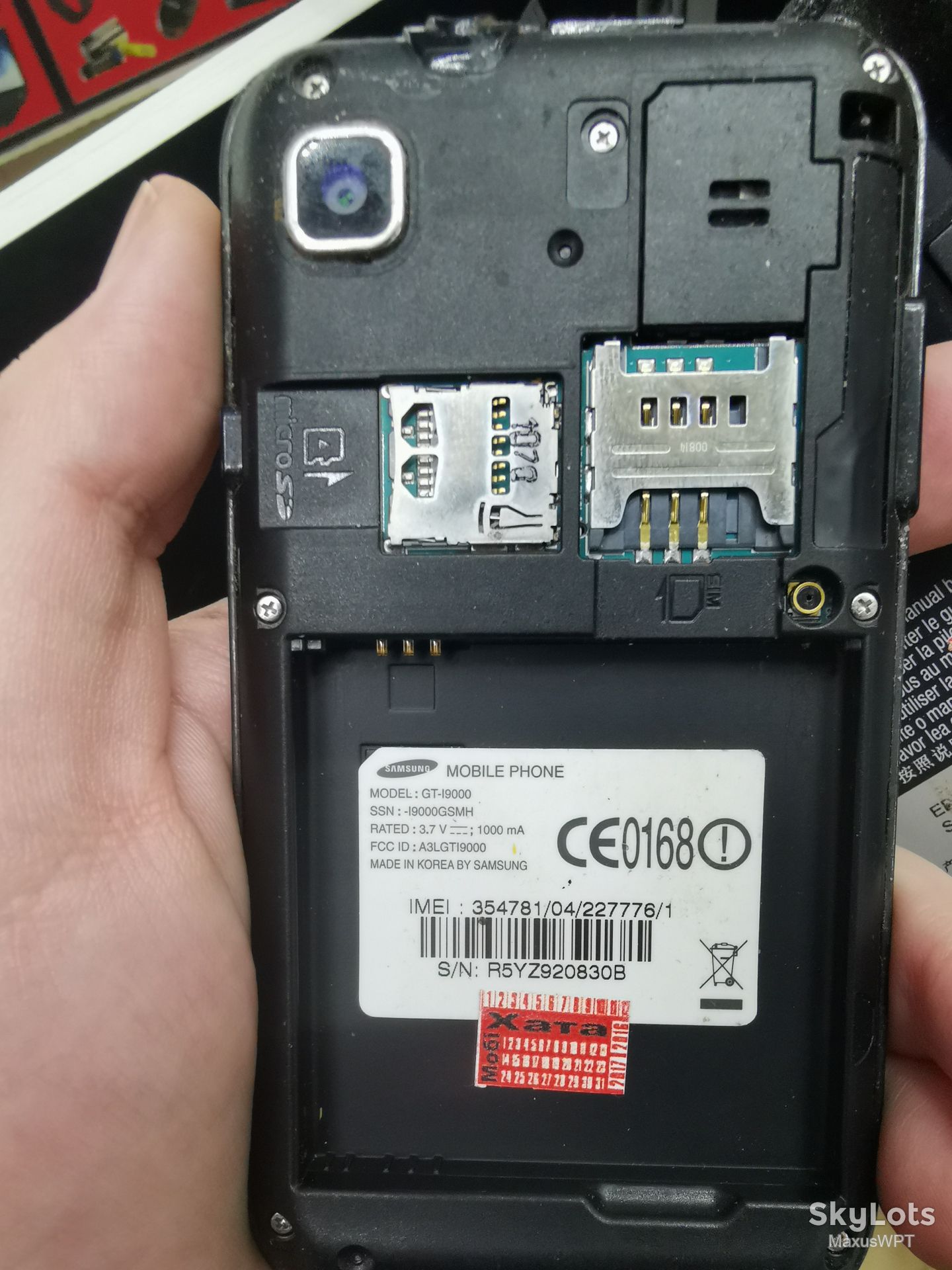 #975 Sklad Samsung galaxy S  9000 black - фото фото фото 2