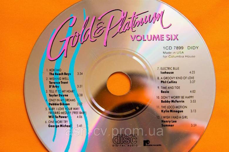Музичний диск CD. GOLD and PLATINUM Music 1989 - фото фото фото 1