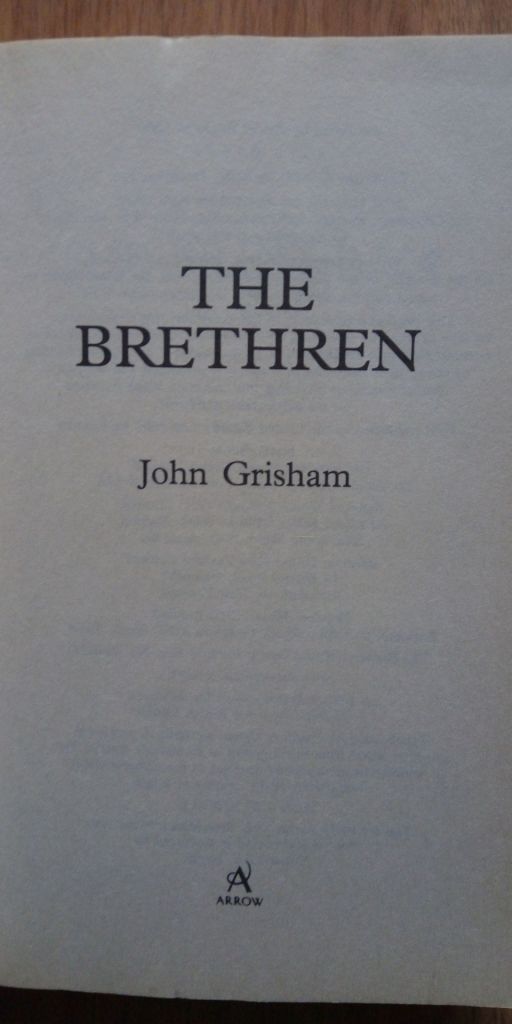 Brethren The John Grisham English на Английском книга - фото фото фото 2