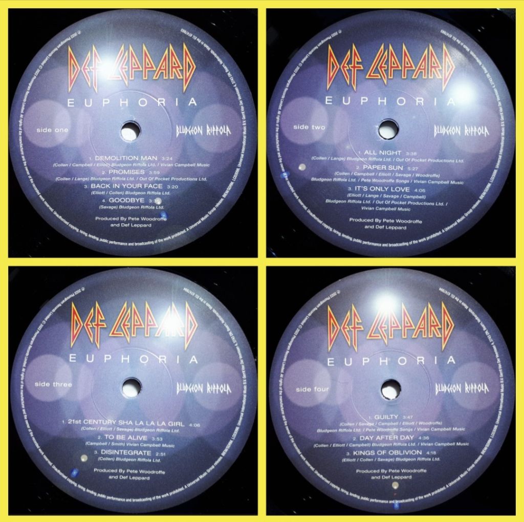 Def Leppard - Euphoria - 1999.  (2LP). 12. Vinyl. Пластинки. Europe. S/S. - фото фото фото 4