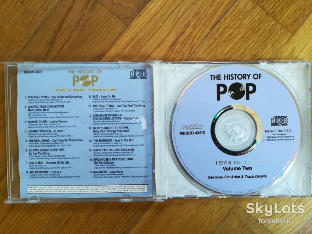 The history of pop-1974 to 1982-Vol. 2-состояние: 4 - фото фото фото 2