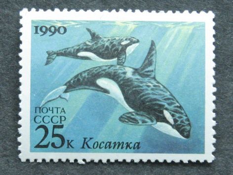 Почтовая марка "Косатка" - фото фото фото 0