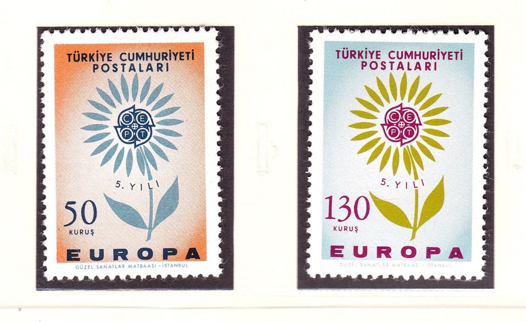Турция 1964 г MNH - EUROPA  - CEPT - фото фото фото 0